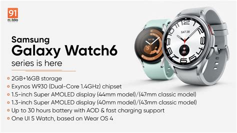 Samsung Galaxy Watch6, Watch6 Classic launched globally: price, specs