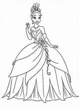 Princess Tiana Coloring Pages sketch template