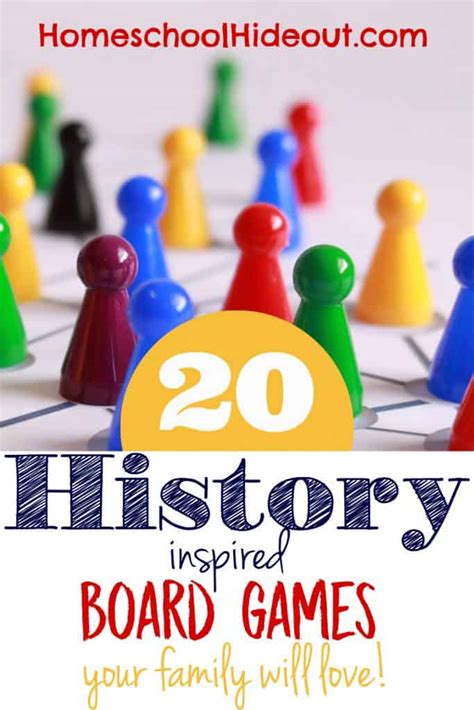 20 History Board Games - Homeschool Hideout