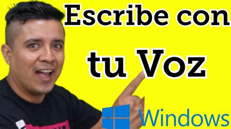 Activar Dictado Por Voz En Windows - Image to u