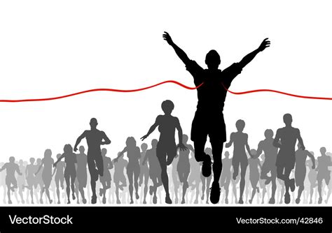 Finishing line Royalty Free Vector Image - VectorStock