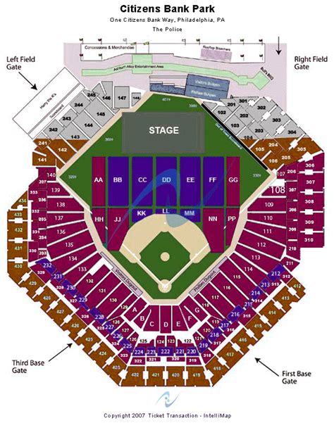 Phillies Seating Chart Seat Numbers