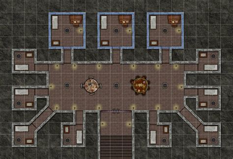 Prison Cellbock With Warded Cells (no Grid) by jcarlhenderson on DeviantArt | Dnd world map ...