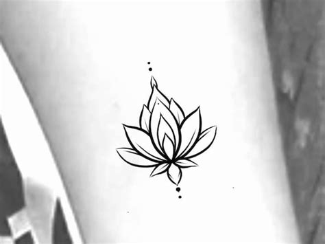 Lotus Temporary Tattoo / Lotus Tattoo / Floral Tattoo / Flower - Etsy