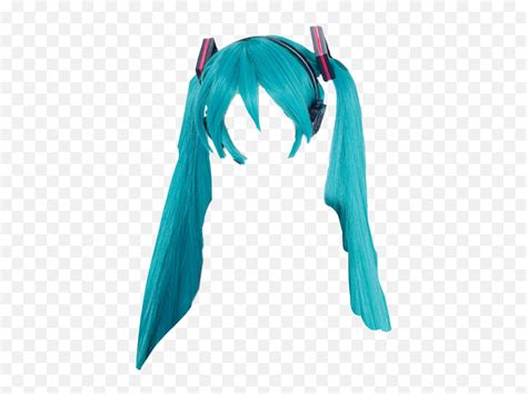 Hatsunemiku Miku Hatsune Anime Sticker - Hatsune Miku Hair Transparent ...