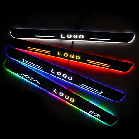 Illuminated Custom LED Door Sills Pro Lights | Anoauto