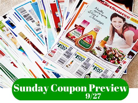 What's In Your Paper? Sunday Coupon Preview 9/27 | JustAddCoffee- The Homeschool Coupon Mom