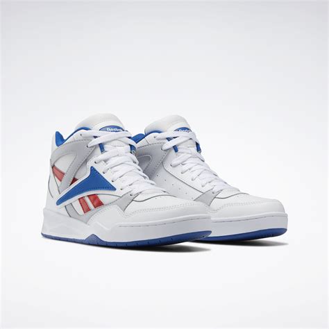 Reebok Royal BB4500 Hi 2 Shoes in Cloud White / Vector Blue / Vector ...