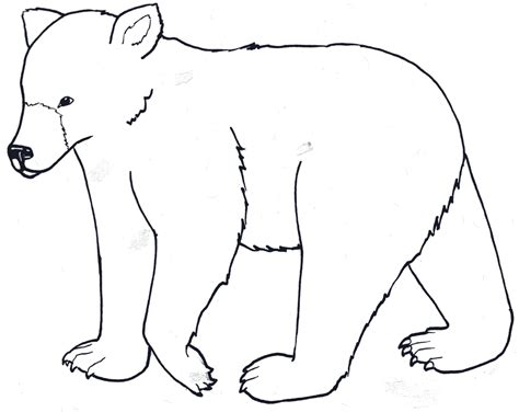 Grizzly Bear Outline - ClipArt Best