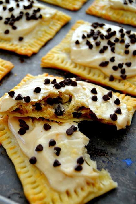 Cookie Dough Pop Tarts - Food Fanatic