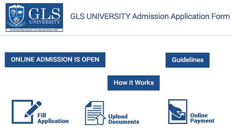 GLS University Admission Form 2025 Last Date @ glsuniversity.ac.in Login