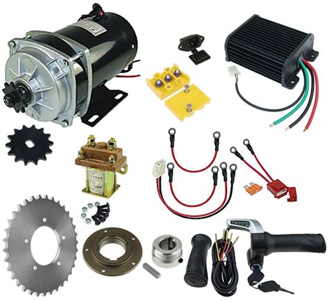 48 Volt 1000 Watt Rhoades Car Electric Motor Power Kit #KIT-481000G-27-NB