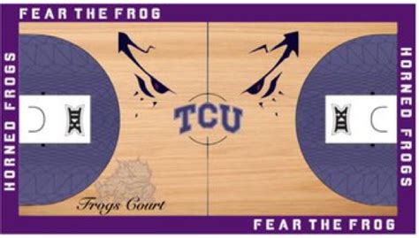 TCU basketball court design idea - Alexander Sanders