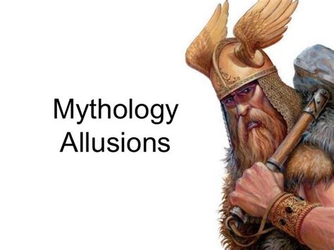 What Is A Mythological Allusion