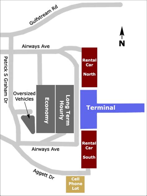 Airport Parking Map - savannah-airport-parking-map.jpg