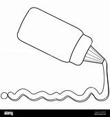 Ketchup Bottle Coloring Page Pages sketch template