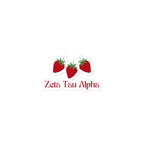 Zeta Tau Alpha Sorority Sticker - Etsy