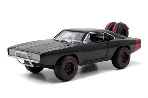 Dom's 1970 Dodge Charger Off-Road, Black - Jada Toys Fast & Furious 97038 - 1/24 scale Diecast ...