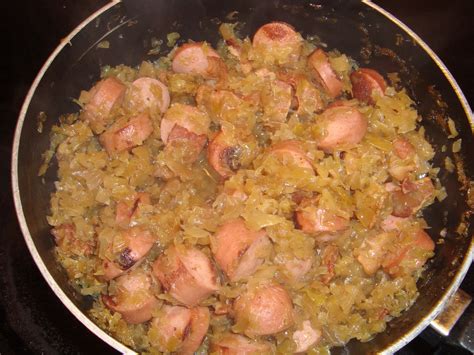 Recipes From Out Of The Blue: Sauerkraut and Weiners