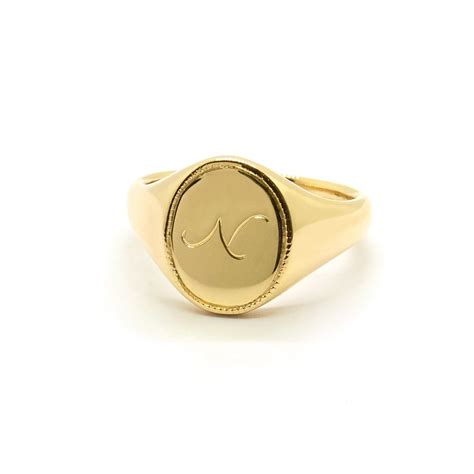 Initial Signet Ring – Natalie Marie Jewellery