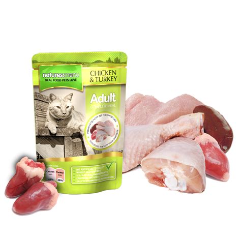 Natures Menu Cat Food Chicken & Turkey 100g Pouch – Superpet Warehouse