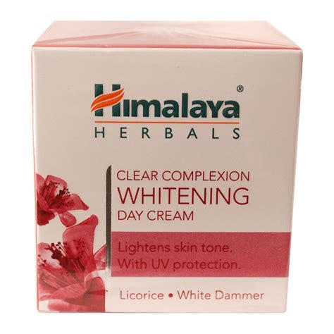 Himalaya 50gm Clear Complexion Whitening Day Cream, For Personal & Parlour, Ingredients: Herbal ...