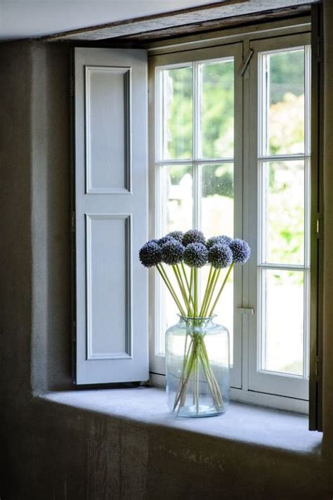 Fresh Farmhouse | Interior window shutters, Cottage windows, Window shutters