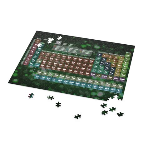 Periodic Table Jigsaw Puzzle. Chemistry Student, University, Atomic ...