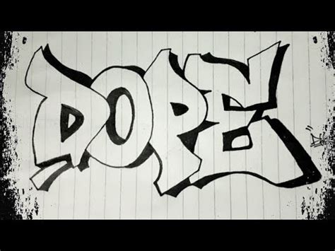 Dope Graffiti Letters