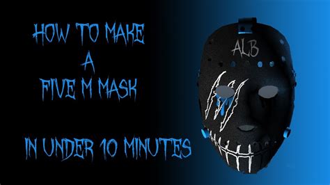 HOW TO MAKE A FIVEM MASK IN UNDER 5 MINUTES - YouTube