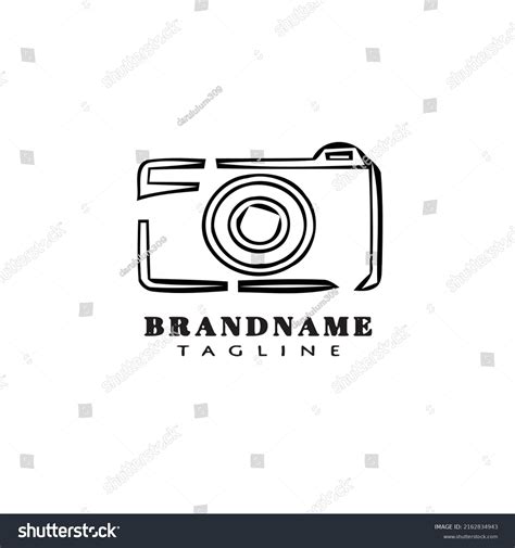 Creative Camera Logo Cartoon Design Template Stock Vector (Royalty Free ...