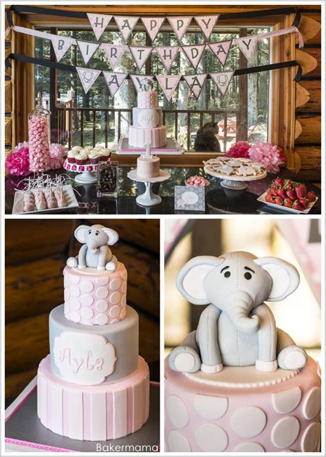 Elephant Birthday Party | The Cake Blog