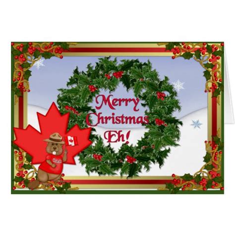 Canada Christmas Greeting Cards | Zazzle