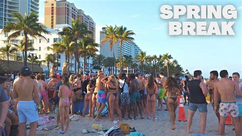 4K Spring Break Fort Lauderdale 2022 Beach Party Walk - La Vie Zine