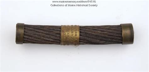 Item 74510 - Transatlantic telegraph cable fragment, 1858 - Vintage Maine Images