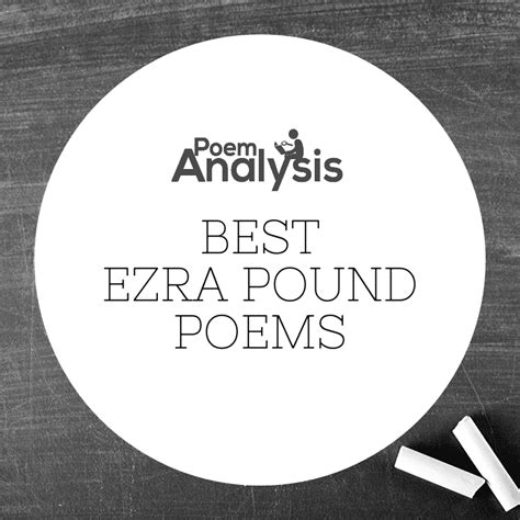 Top 10 Ezra Pound Poems Every Poet Lover Must Read