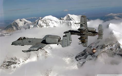 Download Military Fairchild Republic A-10 Thunderbolt II HD Wallpaper