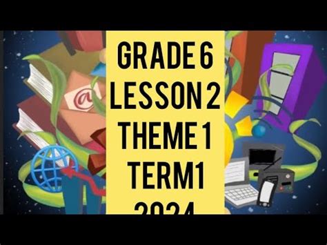 ICT lesson 2 computer network devices theme 1 grade 6 Term1 - YouTube