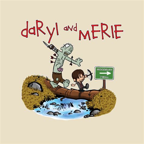 Daryl and Merle - The Walking Dead - T-Shirt | TeePublic