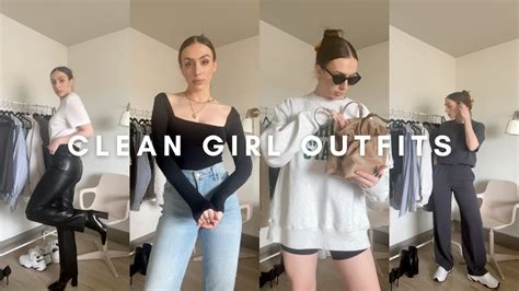 clean girl aesthetic outfit ideas - YouTube