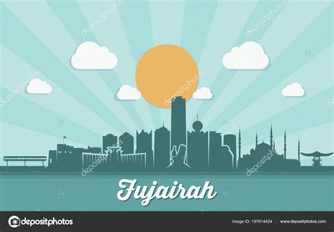 Fujairah Uae Vector Illustration Stock Vector by ©I.Petrovic 197614424