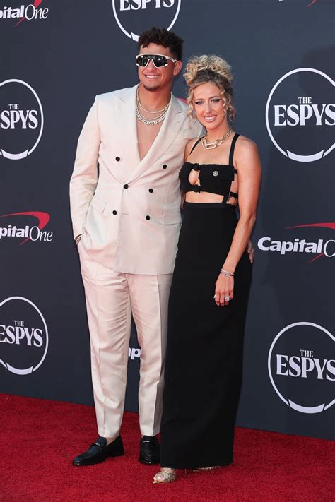 Patrick Mahomes, Wife Brittany Gush About Kids on 2023 ESPYs Red Carpet ...