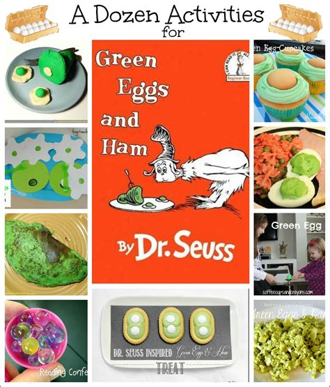 12 Activities for Green Eggs and Ham by Dr. Suess ~ Reading Confetti