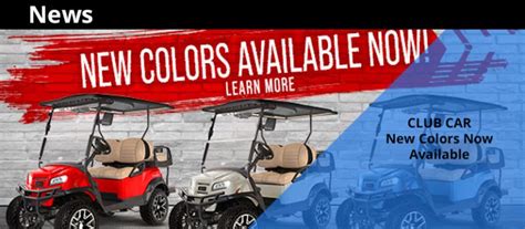 Golf Car Options | Club Car Introduces New Colors!