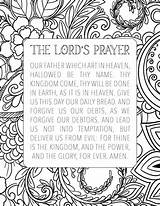 Lords Prayer Coloring Pages Printable Guide Page Sexiz Pix sketch template
