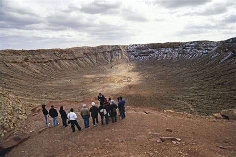 Inside Barringer Meteor Crater