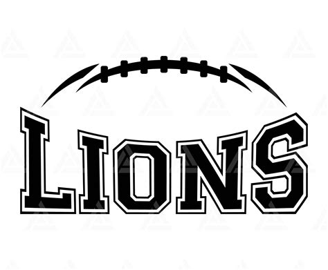 Lions Svg Lions Football Svg Go Lions Team Svg College - Etsy UK