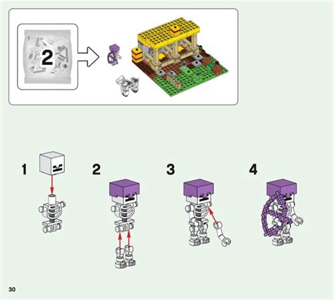 LEGO 21171 The Horse Stable Instructions, Minecraft - Minifig-scale