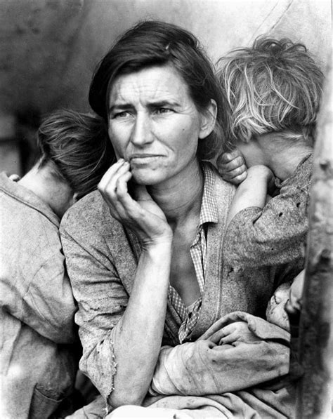 Dorothea Lange Migrant Mother In Color