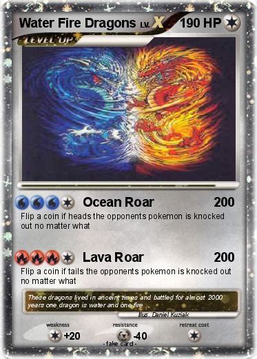 Pokémon Water Fire Dragons - Ocean Roar - My Pokemon Card